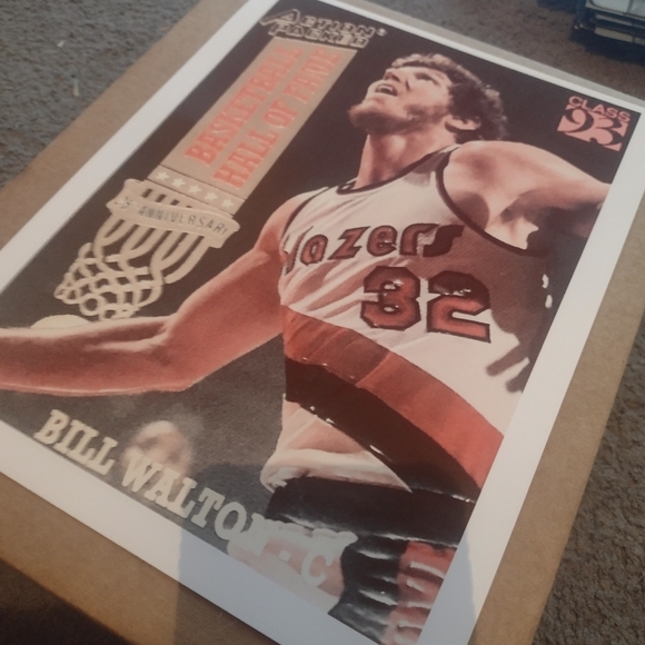 NEW!💯 BILL WALTON HALL OF FAME OLD SCHOOL BLAZERS 8.5x11 ULTRA GLOSSY POSTER!🔥 - Picture 5 of 8